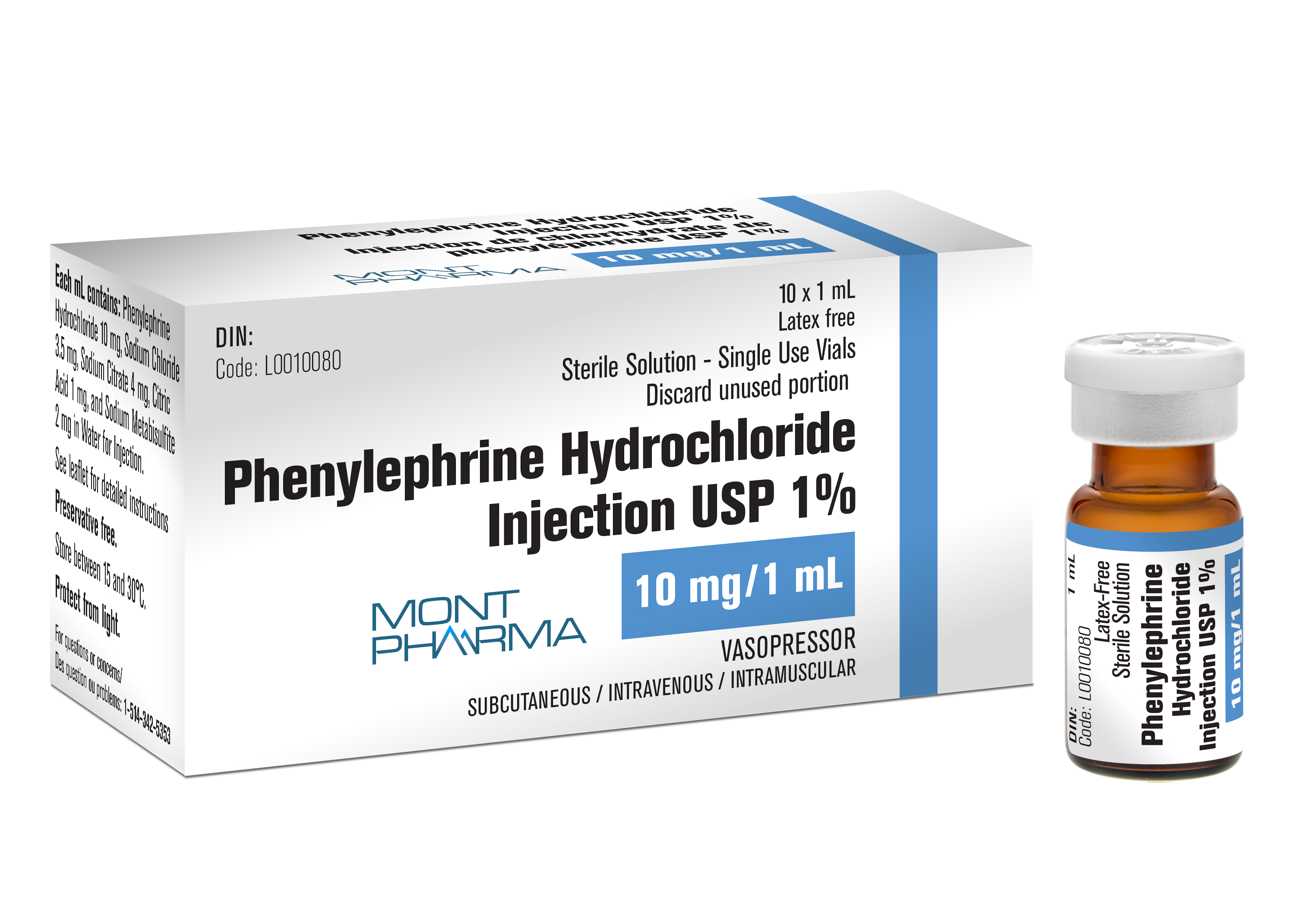 Phenylephrine Hydrochloride Injection USP 1 